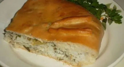 Hogyan kell főzni egy pite friss hal, a lépésről lépésre recept és fotó