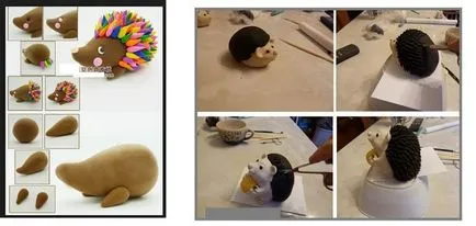 Hogyan készítsünk egy sündisznó öntött Miben a sün és a muffin