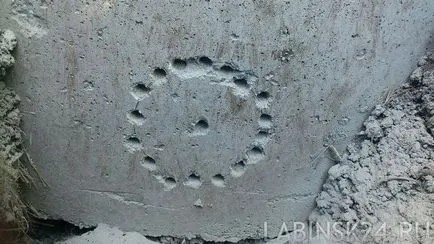 Cum de a face o gaură în inelul de tuburi de beton