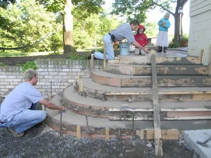Cum sa faci un pridvor cu un semicerc de beton - Prospect