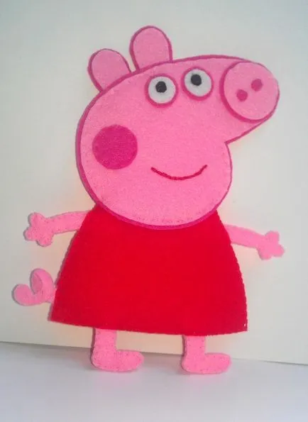 Hogyan készítsünk saját sertés Peppa, ahol letölthető a minta