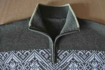 Cum să coase un fermoar în pulover cu guler-cremalieră - Fair Masters - manual, lucrate manual