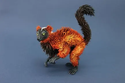 Așa cum trăiesc 18 figurine animalistic fantezie de maestru român