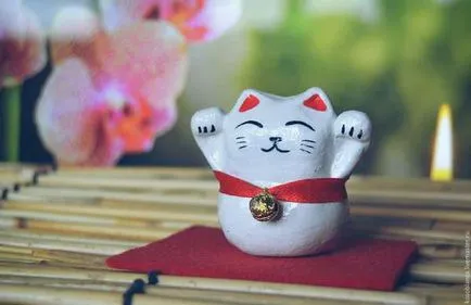 Cat Maneki Неко късмет талисман на прекрасни Япония - 