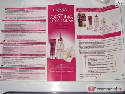 hajfesték L'Oréal casting creme gloss - «casting még jobb szín 515 fagyos csokoládé