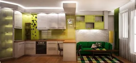 Кухня-хол от 16 кв.м. (47 снимки) инструкции за видео монтаж със своите ръце, проектиране, Цена, Фото