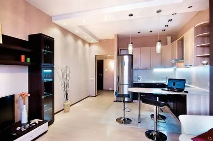 Кухня-хол от 16 кв.м. (47 снимки) инструкции за видео монтаж със своите ръце, проектиране, Цена, Фото