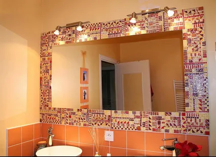 Mosaic a befejező fürdőszoba vagy WC