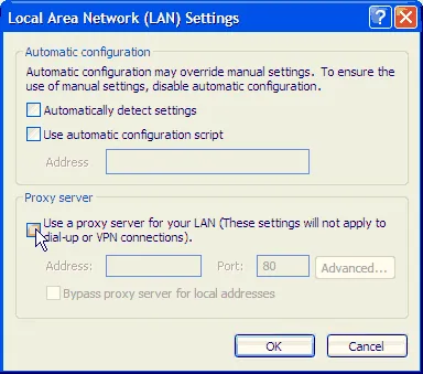 Configurare și partajare de aplicații conexiune la Internet