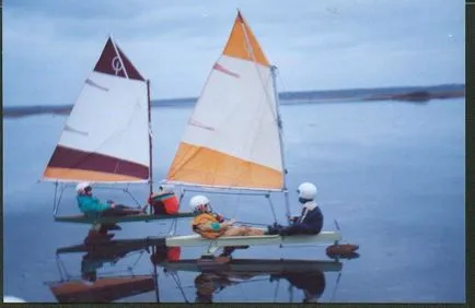 yachting nisip sau iaht gheață