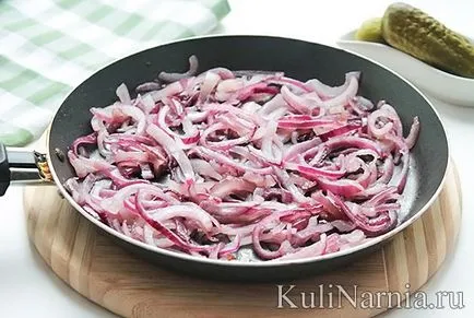 Salata - Obzhorka - cu reteta de carne de vită cu o fotografie