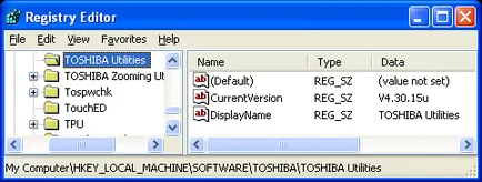 Nem lehet megváltoztatni a paramétereket a közüzemi alvás és töltés a Toshiba hwsetup interface