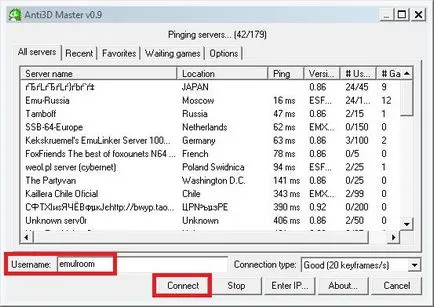 Nestopia - setarea jocuri pe rețea, emulroom