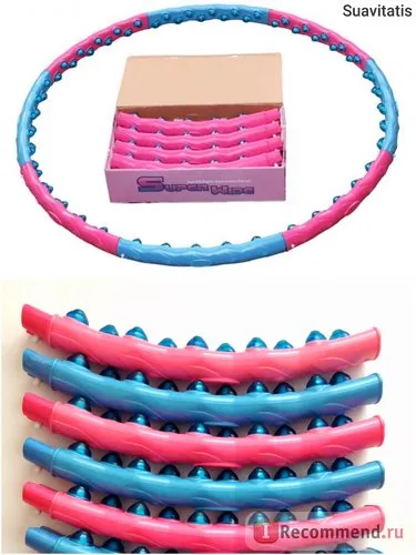 Wrap Hulla plastic Hula Hoop cerc - „talie subțire, o burtă plat minus 6 cm în volum