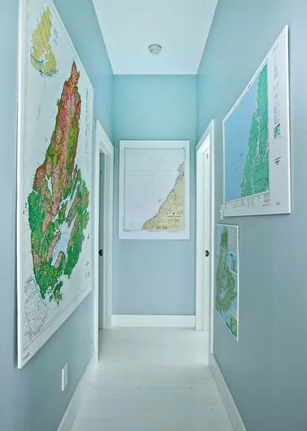 Тапети видове коридор, цветове, дизайн, къща мечта