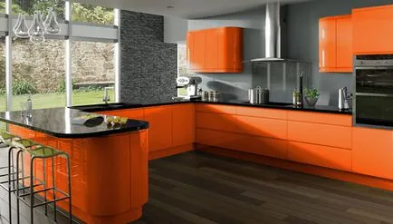 Оранжев цвят в интериора - успешни решения