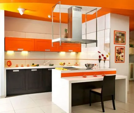 Оранжев цвят в интериора - успешни решения