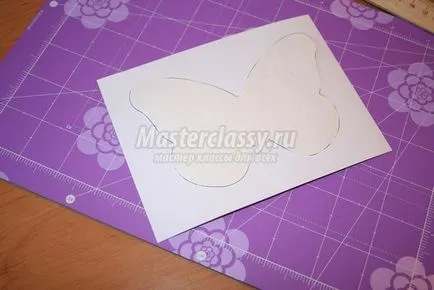 Card în tehnica scrapbooking - Butterfly