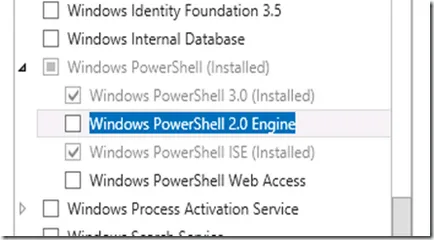Váltás a verziók PowerShell ablak a rendszergazdák