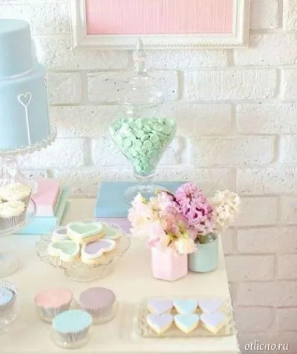 idei pentru decorarea Pastel nunta