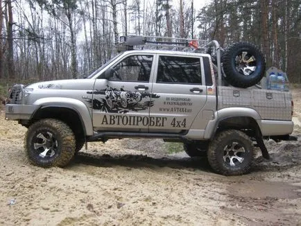 Construcții și tuning auto UAZ Patriot pick-up