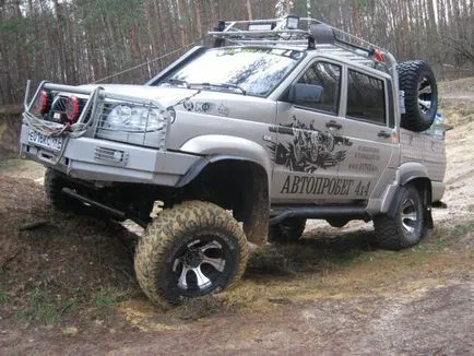 Construcții și tuning auto UAZ Patriot pick-up