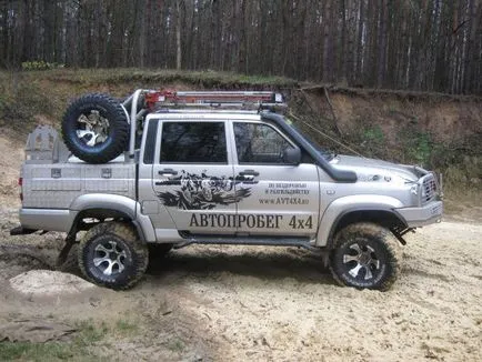 Construcții și tuning auto UAZ Patriot pick-up