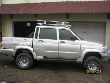 Construcții și tuning auto UAZ Patriot pick-up