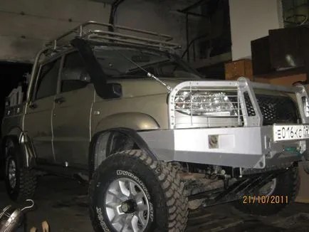 Construcții și tuning auto UAZ Patriot pick-up