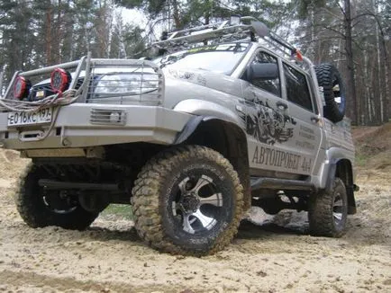 Construcții și tuning auto UAZ Patriot pick-up