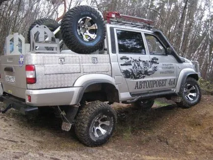 Construcții și tuning auto UAZ Patriot pick-up