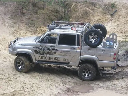 Construcții și tuning auto UAZ Patriot pick-up