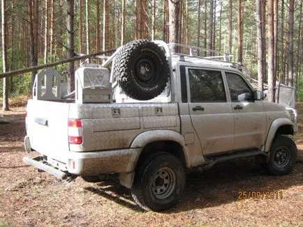 Construcții și tuning auto UAZ Patriot pick-up