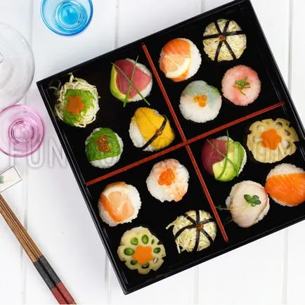 Invitați sushi și rostogolește o clasă de master pentru copii