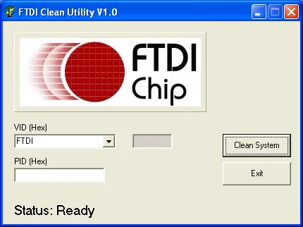 Programare de cip - FTDI