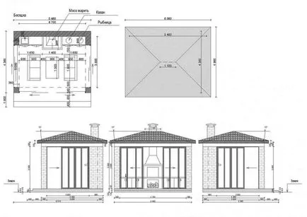 pavilonok projektek, így a méret a kezüket