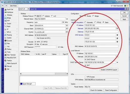 configurare ușoară a routere MikroTik rb951 hap lite hex lite rb2011 rb750 cât de repede