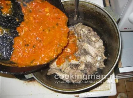 Chakhokhbili - gătit pentru bărbați