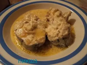 Риба яхния с майонеза (рецепти на баба)