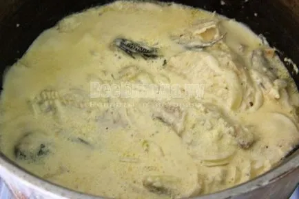 Рецепта за риба яхния в майонеза - стъпка по стъпка със снимки, само храна