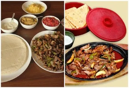 Рецепти фахитас с пилешко, свинско и говеждо месо в домашни условия