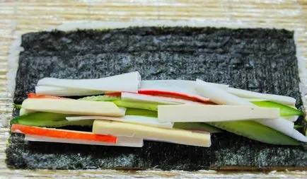 Tekercsek crabsticks 2 variáns főzés ételek