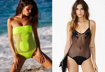 Cele mai candid costume de baie - mikrokini și monokini, întregi și lonnobikini, transparent și negru