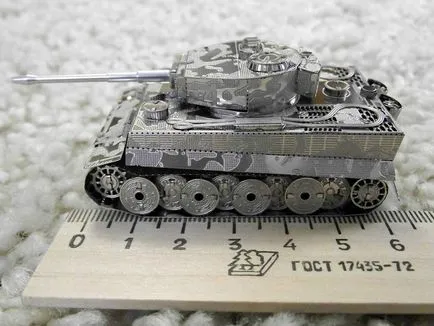 Modelul Asamblate al rezervorului „Tiger“ din metal