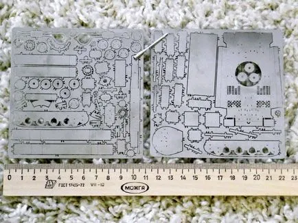 Modelul Asamblate al rezervorului „Tiger“ din metal