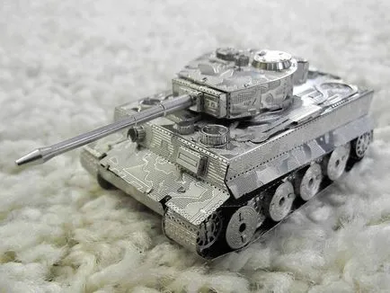 Modelul Asamblate al rezervorului „Tiger“ din metal