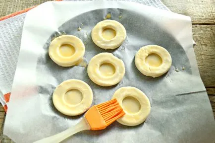 Vol au vent töltött puff -, hogyan lehet egy Vol au vent leveles tészta, egy lépésről lépésre recept fotók