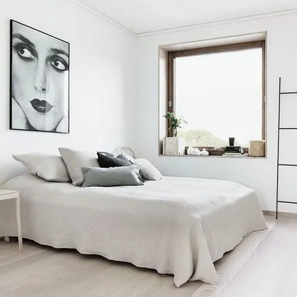Hálószoba skandináv stílusban fotók és áttekintést ad a tervezési funkciók, álom ház