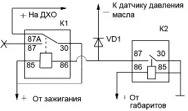 Електрическите схеми DRL