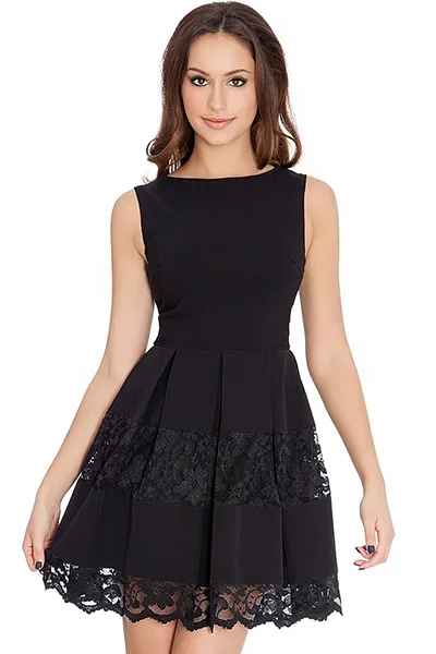 rochie de cocktail negru - priză de moda din lume!